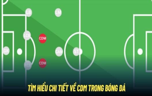 CDM trong bóng đá là gì? Vai trò và những kỹ năng cần thiết